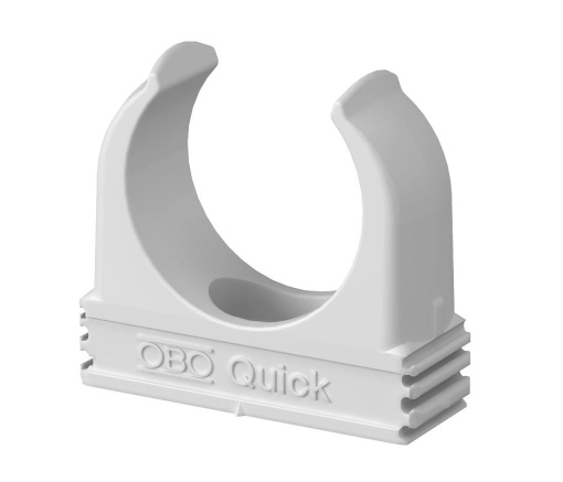 Abraçadeira OBO-Quick resistência fio incandescente M16 Polipropileno branco puro RAL 9010