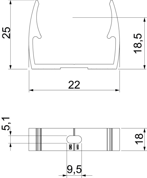 Abraçadeira OBO-Quick M16 Alumínio