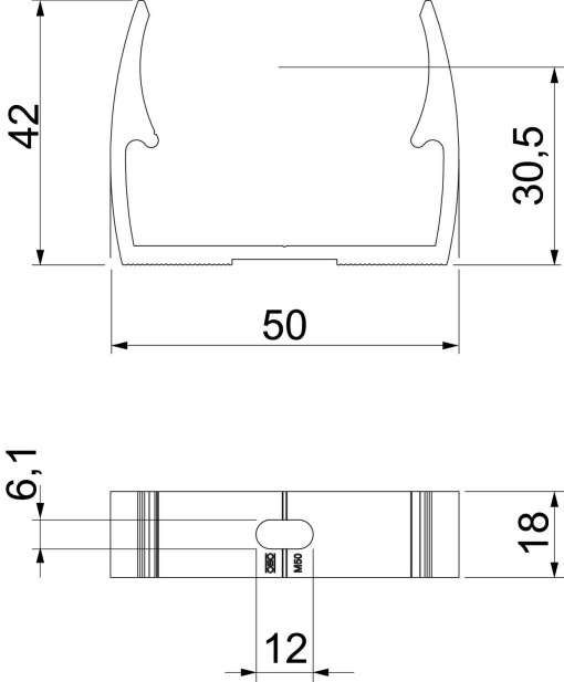 Abraçadeira OBO-Quick M40 Alumínio
