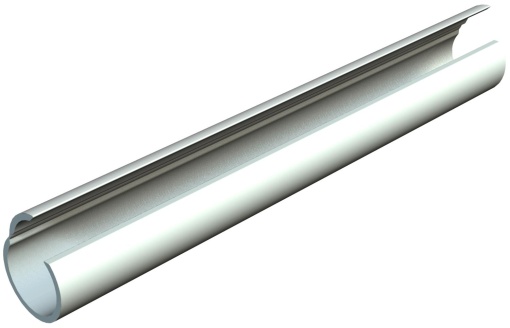 Quick-Pipe M16 Policloreto de vinilo cinzento claro RAL 7035