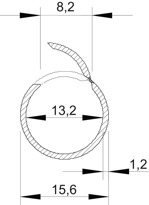 Conjunto Quick-Pipe Quick-PipeAbraçadeira Quick M16 Policloreto de vinilo cinzento claro RAL 7035