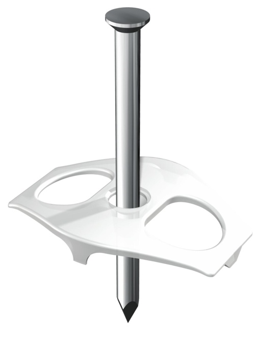 Abraçadeira de prego Fix 3x40mm Polipropileno transparente