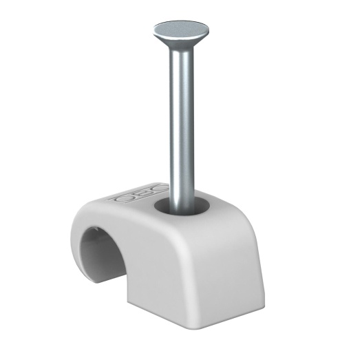 Abraçadeira de prego embalagem grande 7-12mm, L35 Polipropileno cinzento claro RAL 7035