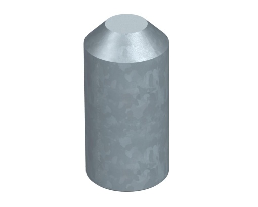 Batente manual para elétrodo terra LightEarth 25mm Aço galvanizado por imersão a quente após maquinação