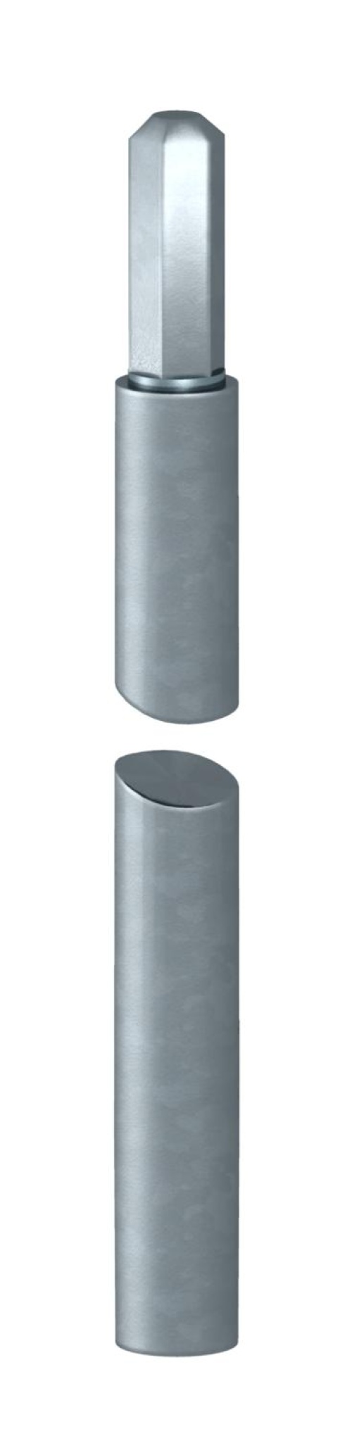 Elétrodo de terra 1,5m Aço galvanizado por imersão a quente após maquinação
