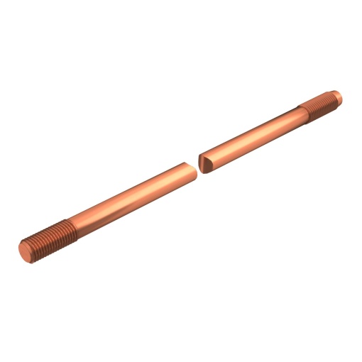 Elétrodo de terra revestimento de cobre 1200 Aço cobreado