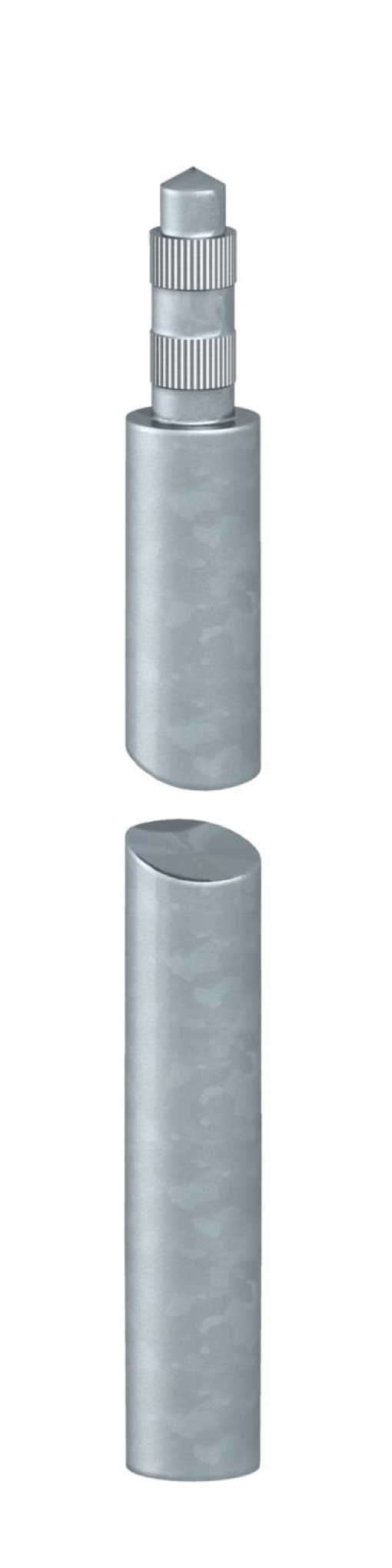 Elétrodo de terra standard 1,5m Aço galvanizado por imersão a quente após maquinação
