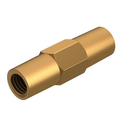 União para elétrodo de terra roscado 72x21 Bronze vermelho