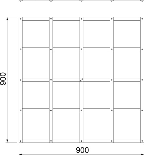 Rede de terra 900x900x3 900x900x3 Cobre