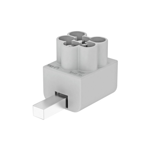 Terminal de ligação 3x16mm² 16mm² cinzento claro RAL 7035