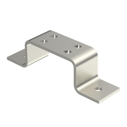 Placa de terra para 2 cabos 200mm Aço inoxidável A4 1.4571