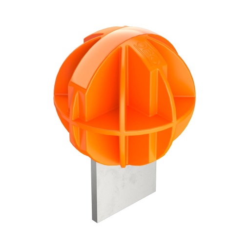 Bola de proteção para cabo e fita 50mm Polietileno cor-de-laranja pastel RAL 2003