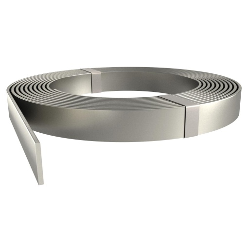 Fita de aço Rolo de 50m e 41kg 30x3,5mm Aço inoxidável A4 1.45711.4404
