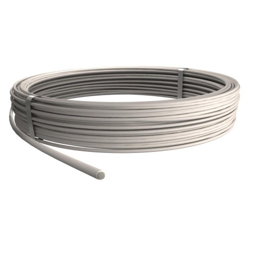 Cabo de terras com revestimento sem halogéneo 8mm Alumínio branco RAL 9001