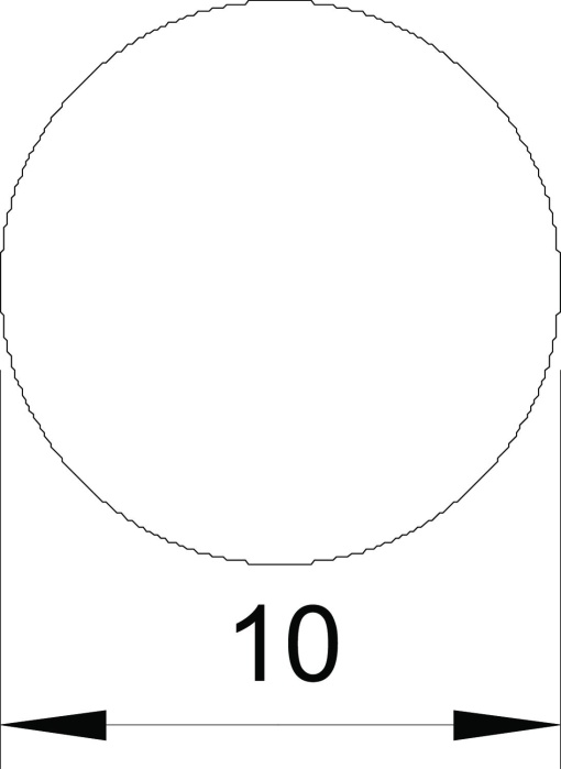 Cabo de terras Rolo 50Kg 10mm Aço inoxidável A4 1.45711.4404