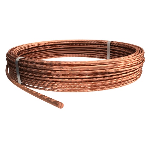 Cabo de cobre Rolo 50m 19x2,1mm Cobre