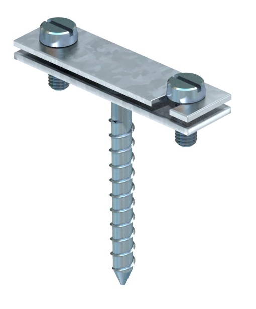 Abraçadeira metálica para fita, com parafuso 30mm Aço eletrozincado