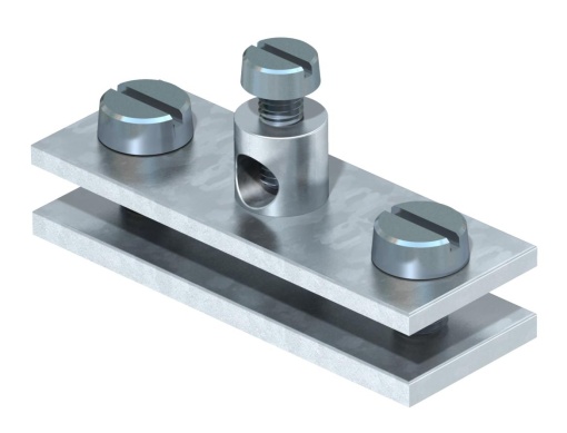 Abraçadeira de terra 55mm Aço eletrozincado