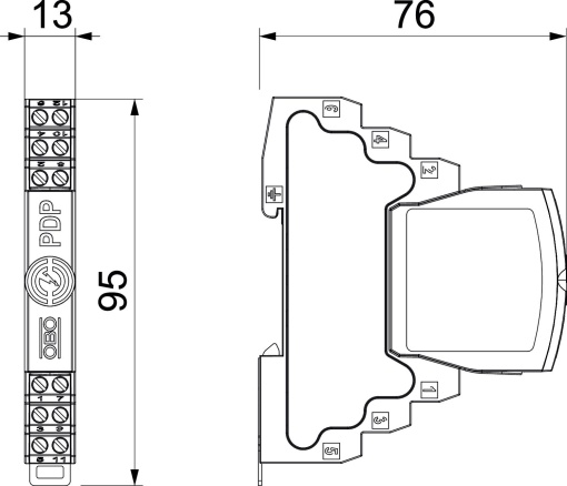 Dispositivo de proteção dados terra direta 2 polos 24V