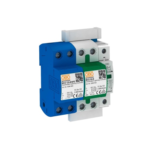 Conjunto de proteção 2 polos com sinalização remota 255V