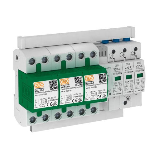 Conjunto de proteção tripolar com FS 255V