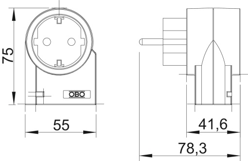 Proteção fina 230V branco puro RAL 9010