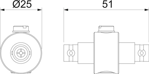 Protetor coaxial para cabos de alta frequência 130V