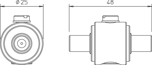Protetor coaxial para cabos de alta frequência 130V