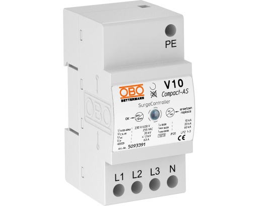 Descarregador V10 Compact com sinalização acústica 255V