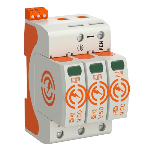 Descarregador combinado V50 3 polos com sinalização remota 280V