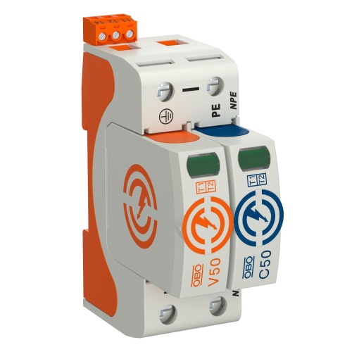 Descarregador combinado V50 1 polo com NPE  sinal remoto 280V
