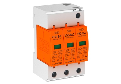 Descarregador combinado V50 versão de 3 polos 280V