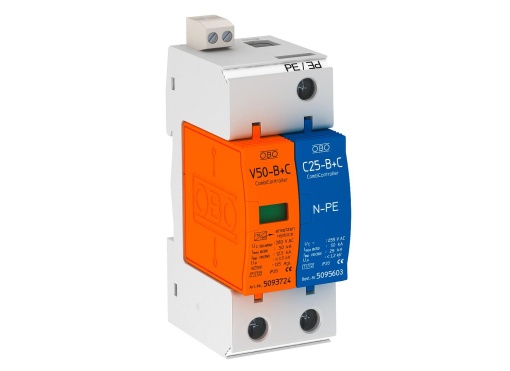Descarregador combinado V50 1 polo  NPE com sinal remoto 280V