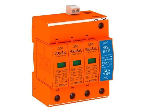 Descarregador combinado V50 3 polos  NPE com sinal remoto 280V