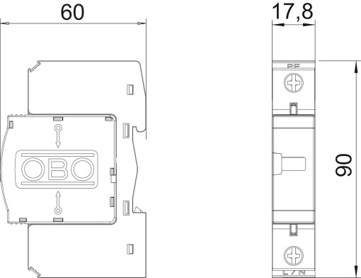 Descarregador sobretensões V20 versão unipolar 280V