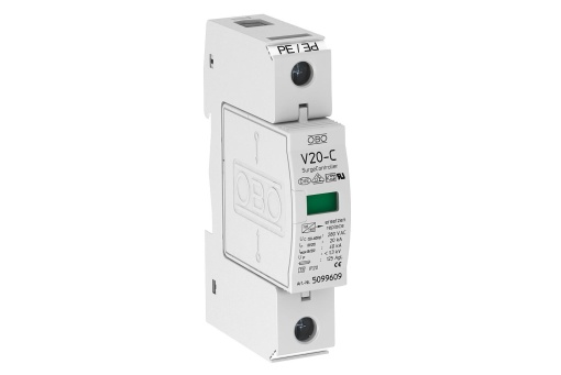 Descarregador sobretensões V20 versão unipolar 280V