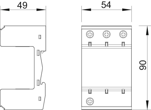 MultiBase 3 polos 3-polig