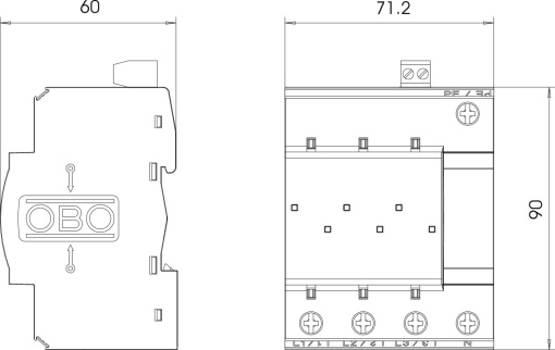 MultiBase MB50 3 polos  NPE com sinal remoto 3NPEFS