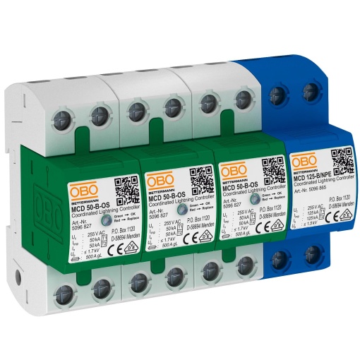 Descarregador combinado Kit com sinalização visual 255V
