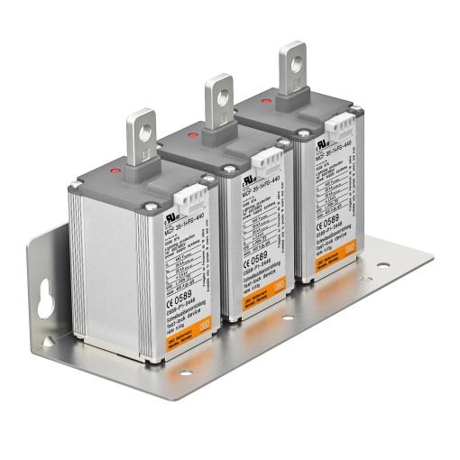 Descarregador de sobretensões versão de 3 polos 440V Molde de pressão em alumínio alumínio