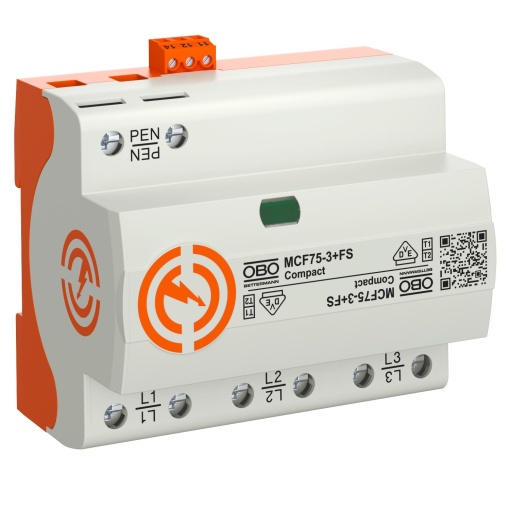Descarregador Compact 3 polos com sinalização remota 255V