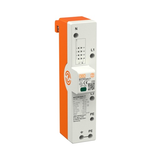 Descarregador de sobretensões três polos com NPE 255V