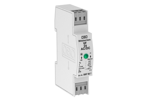 Dispositivo de proteção para CA e CC 24V AC
