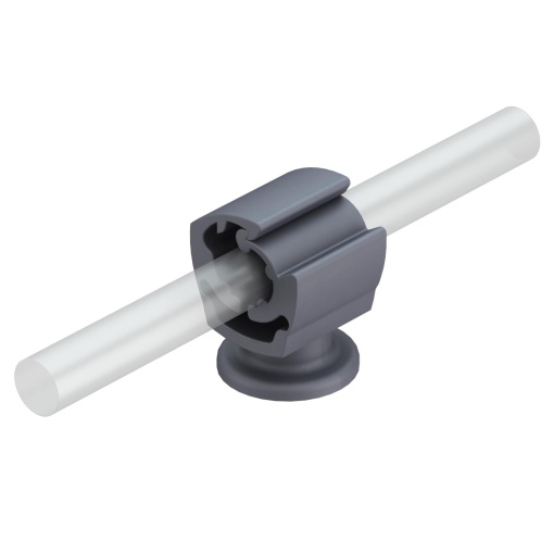 Abraçadeira 20mm Poliamida cinzento