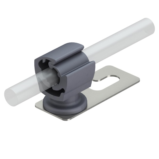 Abraçadeira de telhado 8-10mm Aço inoxidável, livre de ferrugem A2 1.4301