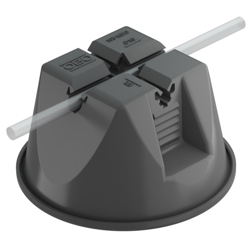 Abraçadeira de telhado para coberturas planas 8-10mm Poliamidapolietileno preto