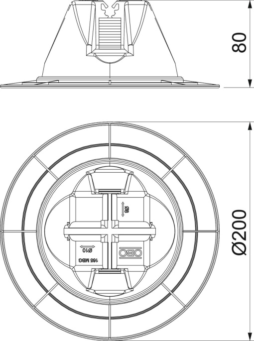 Abraçadeira de telhado para coberturas planas 8-10mm Poliamidapolietileno preto
