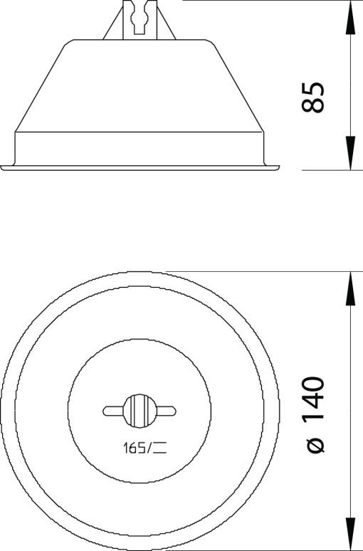 Abraçadeira de telhado para enchimento com betão 85mm Polietileno