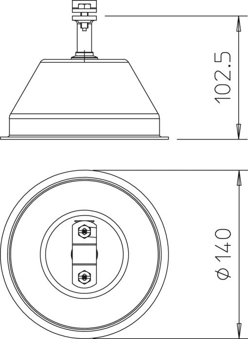 Abraçadeira de telhado 8mm