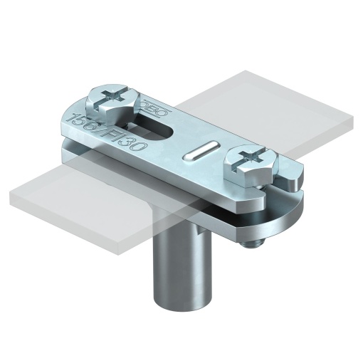 Abraçadeira para fita 30mm Zinco fundido sobre pressão eletrozincado